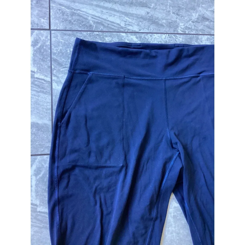 Lululemon Align Jogger 28 Navy Blue Nulu Yoga Pants LW5CQ2S Size 14 - Picture 6 of 8